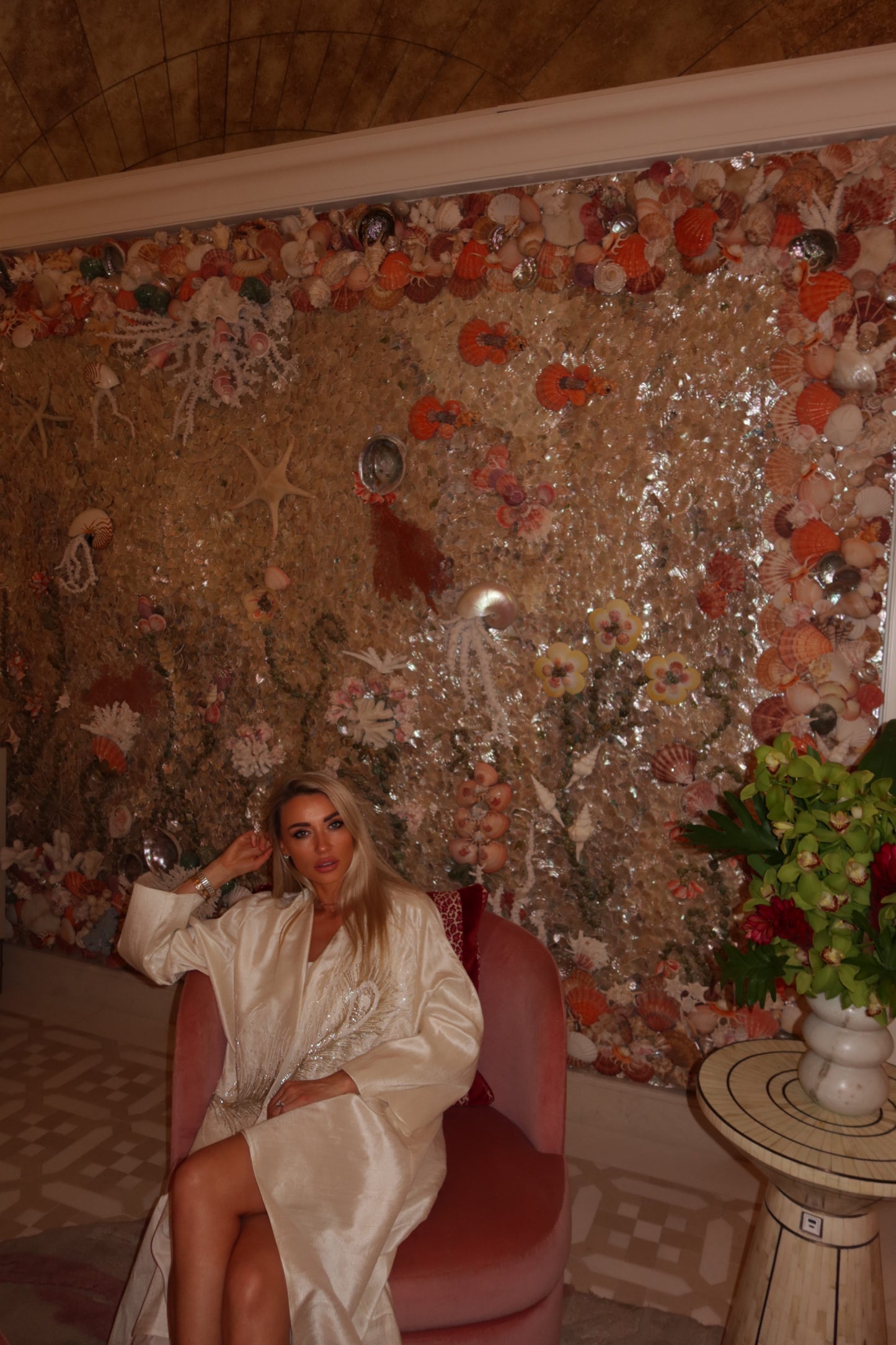 Pearl abaya